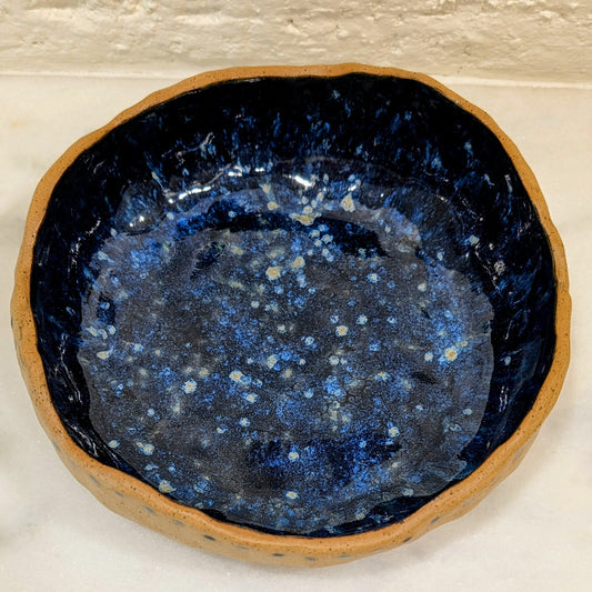 Low Blue Bowl