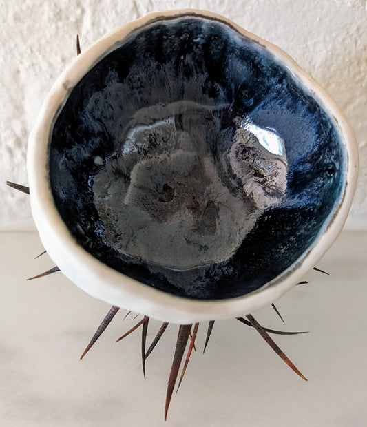 Urchin - Porcelain and Misty Blue