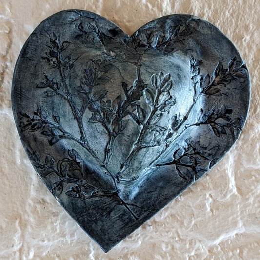 Creosote Watercolor Art Heart