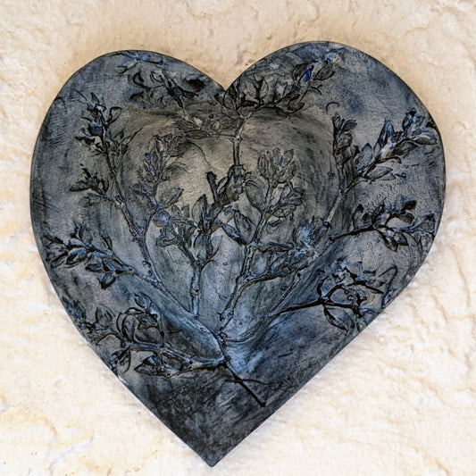 Creosote Watercolor Art Heart
